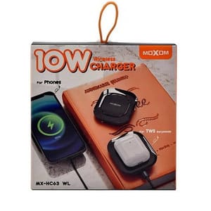 MOXOM MX-HC63 WL Wireless Charger – شاحن لاسلكي سريع وذكي | Palestine – Ramallah