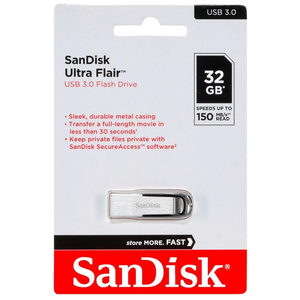 SanDisk Ultra Flair USB 3.0 Flash Drive 32GB