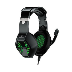 🎮 SPARKFOX A1 Stereo Green Gaming Headset Palestine