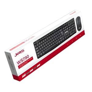 Wireless Gaming Keyboard and Mouse Kit with Dongle 2.4Ghz JEDEL WS790