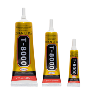 Zhanlida T8000 Clear Contact Adhesive Repair Glue With Precision Applicator Tip - 110ML