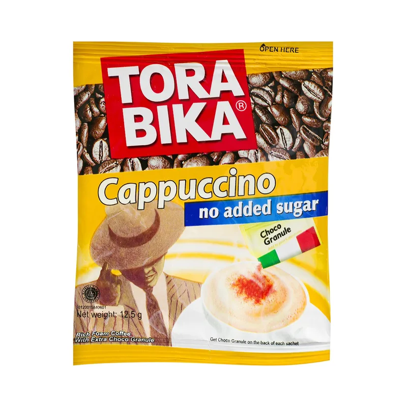 كابتشينو توربيكا بدون سكر 12.5 غم Tora Bika